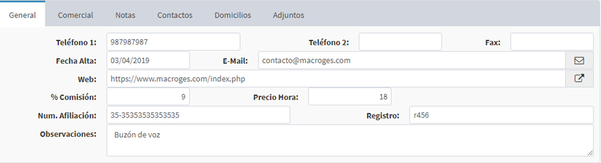 Crear nuevo empleado